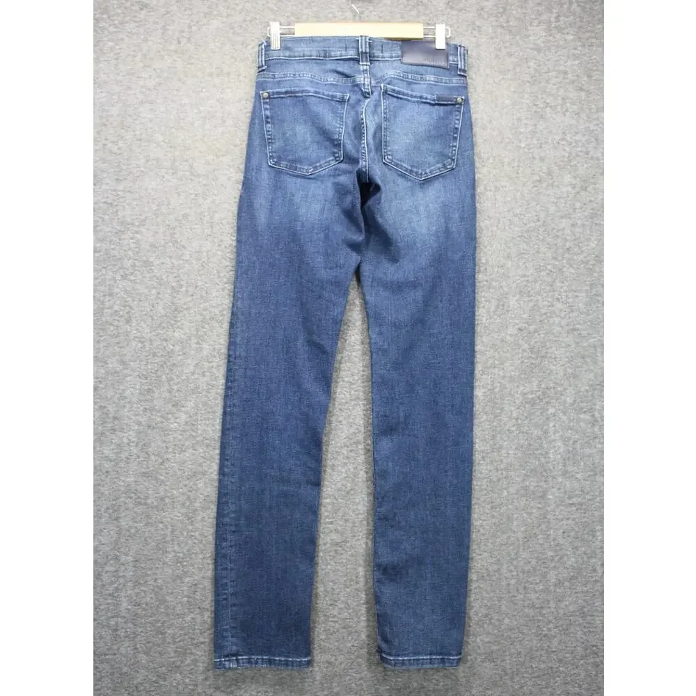 Fidelity Jeans Men 29x34 Blue Torino Slim Fit Straight Light Wash Stretch Preppy